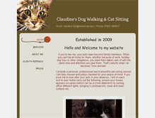 Tablet Screenshot of catsittingdogwalking.com